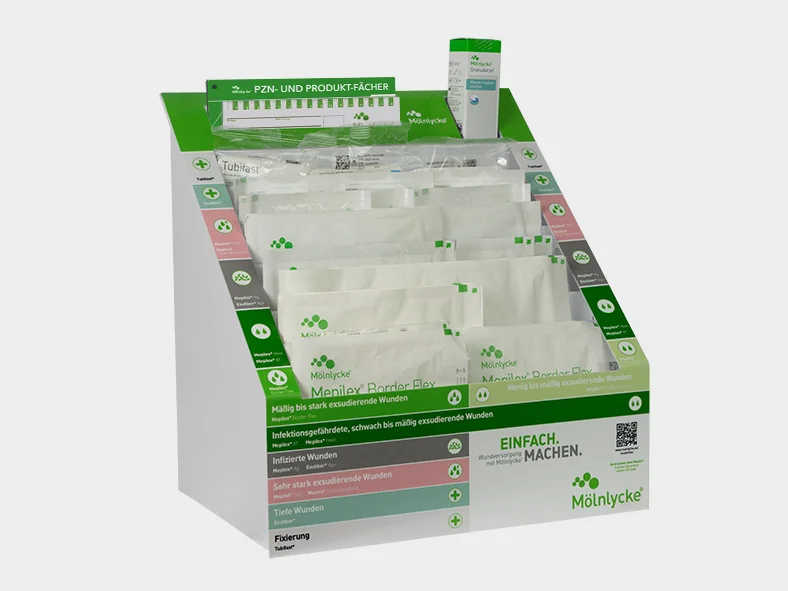 Pharma Display Apotheke — modulare OTC-Inszenierung