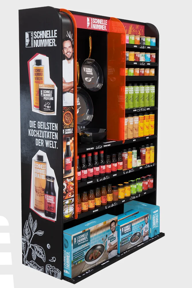 Regal-Einsatz für Henssler Pfannen-Serie P2