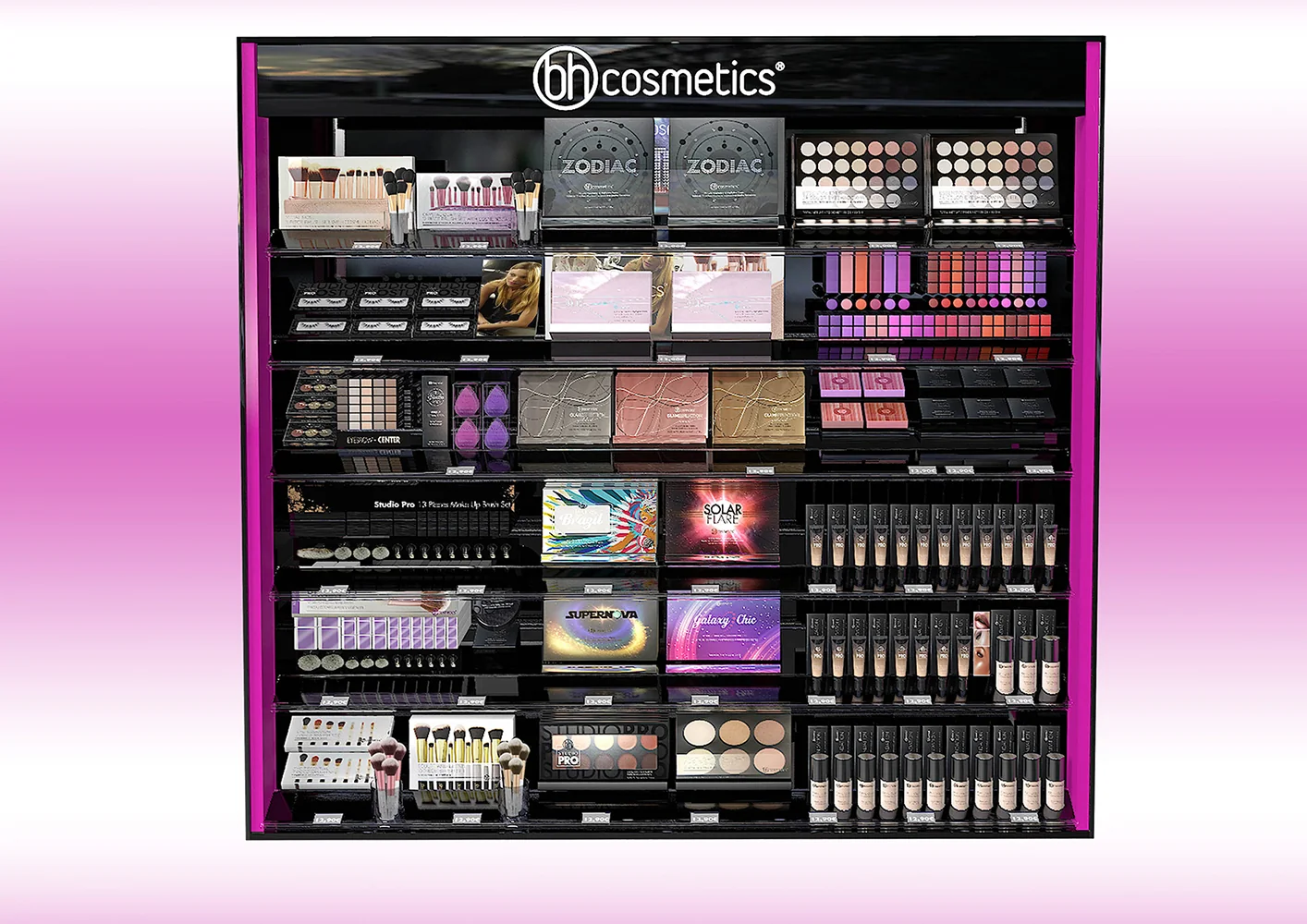 1,5-m-Wandtheke f&uuml;r bh cosmetics