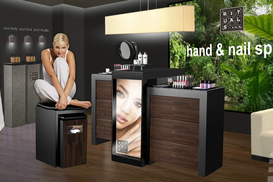 Shop-in-Shop-Fl&auml;che f&uuml;r RITUALS Hand & Nail Spa
